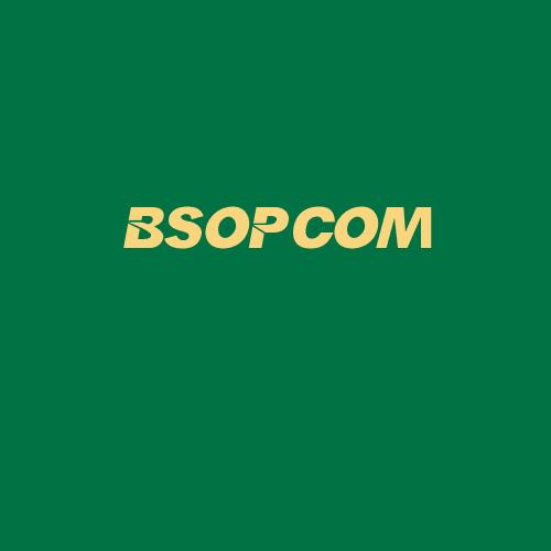 Logo da BSOPCOM